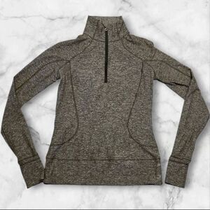 Lululemon Size 4 Rush Hour Quarter Zip Gray